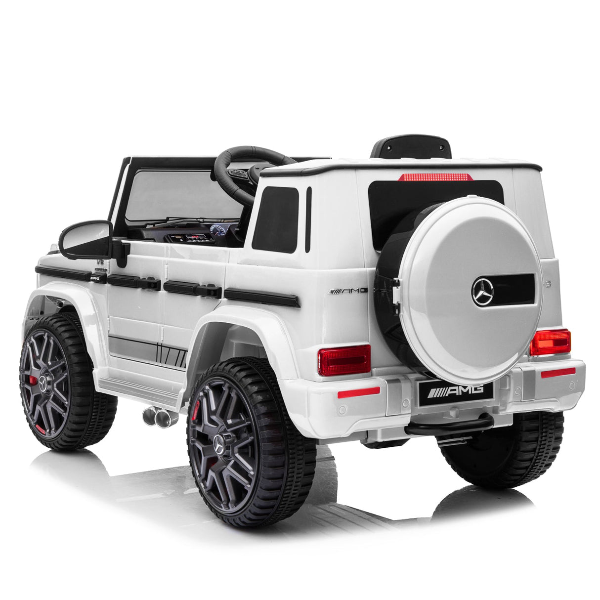 AMG G63 Licensed Ride On Car with Remote Control and Music - 12V SUV Toy by Mercedes Benz