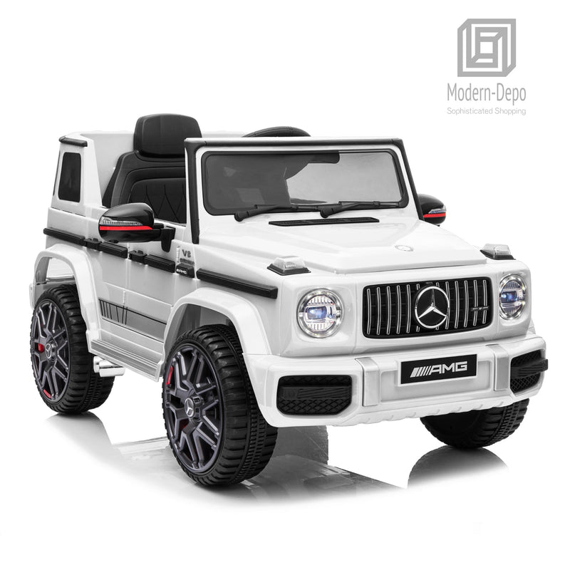 AMG G63 Licensed Ride On Car with Remote Control and Music - 12V SUV Toy by Mercedes Benz