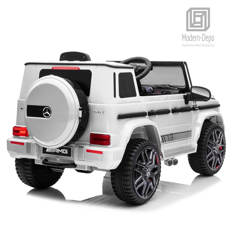 AMG G63 Licensed Ride On Car with Remote Control and Music - 12V SUV Toy by Mercedes Benz