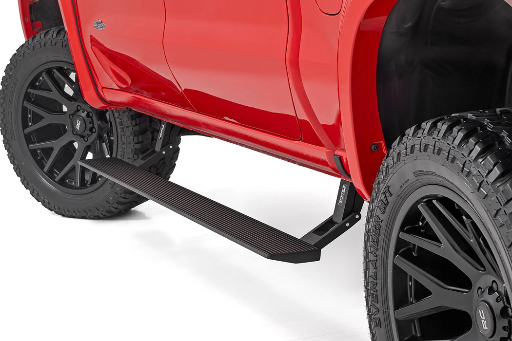 Rough Country Power Running Boards Dual Electric Motor | Chevy/GMC 1500/2500HD/3500HD (19-25)