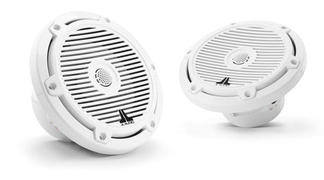 JL Audio M3-650X-C-Gw 6.5" 120W RMS Marine Coaxial Speakers - Gloss White Grilles (Pair) JL Audio