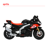 Aprilia 12V Electric Motorcycle for Kids - 2 Wheels, Ages 3-10