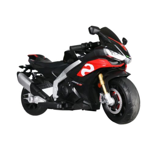 Aprilia 24V Kids Electric Motorbike with Dual 150W BLDC Motors - Speeds up to 12MPH