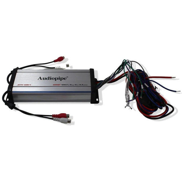Audiopipe APTV1000.4 1200W 4-Channel Marine Waterproof Amplifier Audiopipe