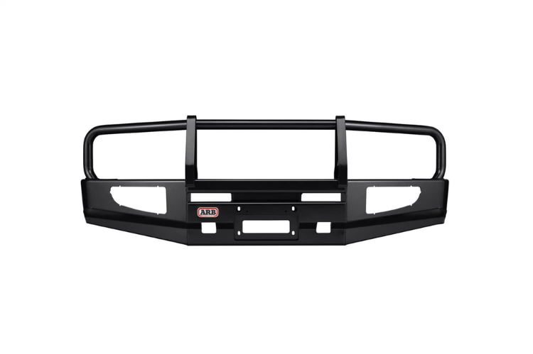 ARB 3420210B Toyota FJ Cruiser 2007-2014 Deluxe Front Bumper Winch Ready with Grille Guard, Black Powder Coat Finish