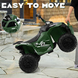 Army Green 12V Kids Ride On ATV with High/Low Speed and Comfortable Seat