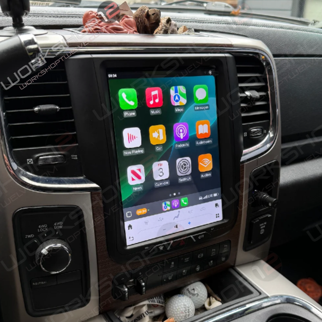 Dodge RAM 2014-2023 Workshop 12 Tesla-Style Screen Workshop 12
