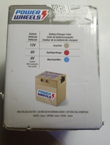 Authentic Fisher Price Power Wheels 12V 12Ah Battery - OEM 00801-1857