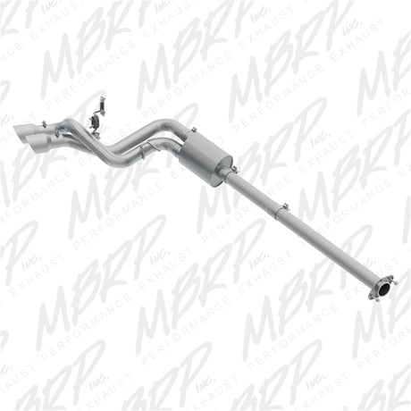 MBRP 09-14 Ford F150 T304 Pré-essieu 4,5 pouces OD Embouts Double sortie 3 pouces Cat Back Exhaust