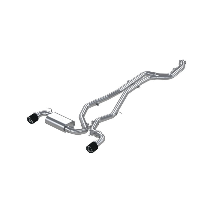 Embouts en fibre de carbone doubles arrière pour Toyota Supra 3.0L 3 pouces MBRP 2020+ - T304