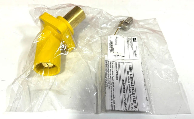 400 AMP HUBBELL SERIES 16 CAMLOCK DEVICES PANEL ANGLE RECEPT MALE 600V HBLMRAY Hubbell