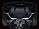 AWE 2024 Ford Mustang GT Fastback S650 RWD Track Edition Catback Exhaust w/ Quad Diamond Black Tips