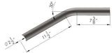 JK 3 Link Rear Upper Link Bent Tube