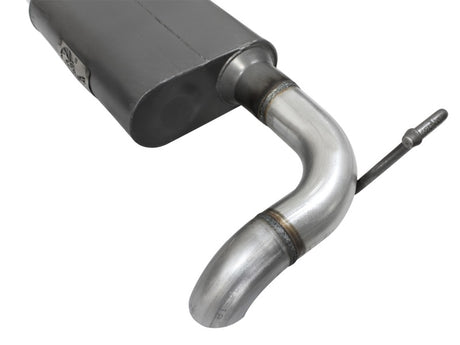 Système d'échappement aFe Scorpion Cat Back 2,5 pouces aluminisé Hi-Tuck 07-18 Jeep Wrangler JK V6 3,6/3,8 L