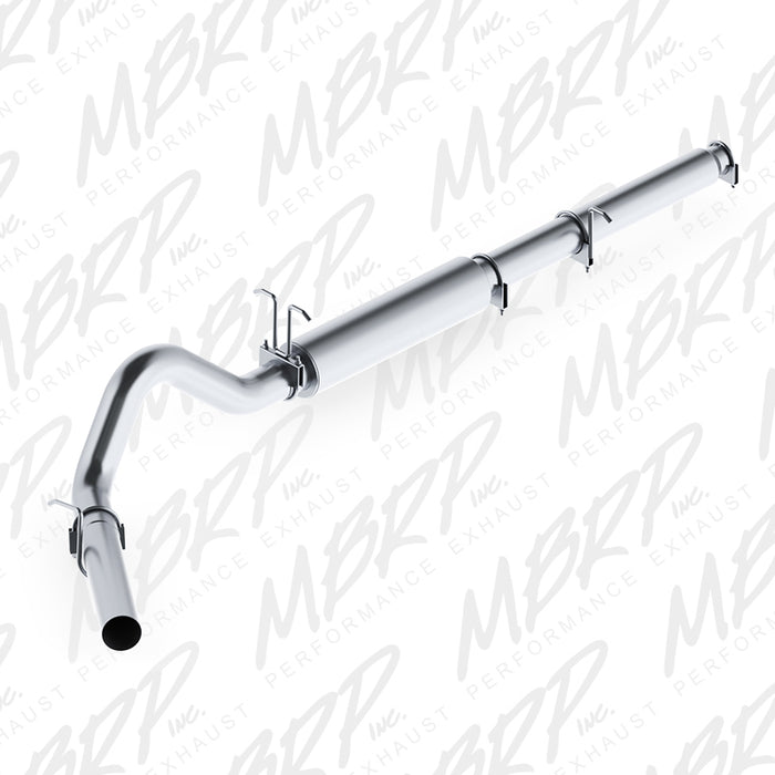 Échappement simple côté AL P Series MBRP 1999-2004 Ford F-250/350 V-10 Cat Back 4 pouces