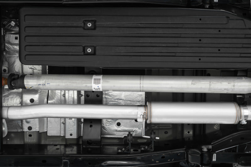 Cat-back en acier inoxydable MBRP 2021+ Ford F150 2,7 L/3,5 L/5,0 L 4 po T304 - VERSION COURSE