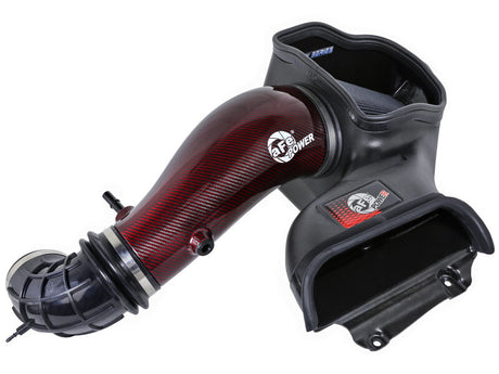 Prise d'air aFe 23-24 Ford F150 Raptor R V8 5,2 L suralimenté Red Carbon Track Series avec filtre P5R