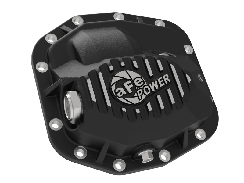 aFe 18-23 Jeep Wrangler JL Pro Series (Dana M186) Couvercle de différentiel avant avec huile - Noir