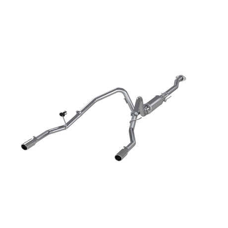 Système d'échappement arrière double avec catalyseur de 2,5 pouces MBRP 11-12 Ford F-150 V6 Ecoboost en aluminium
