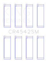 King Engine Bearings Honda K-Series (Except A3)/16V 2.0L/2.3L/2.4L (Size +0.25mm) Conrod Bearing Set