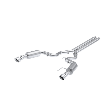 MBRP 2024 Ford Mustang GT S650, 5.0 en acier aluminisé 3 pouces Cat-Back double arrière divisé (Street)