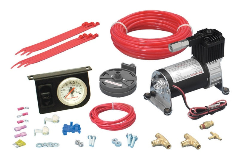 Kit de système de compresseur d'air analogique simple à usage standard Firestone Level Command II (WR17602158)
