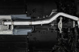 Échappement de course à double embout en fibre de carbone pour Subaru WRX 2022+ avec Cat-Back de 3 pouces et double embout arrière divisé