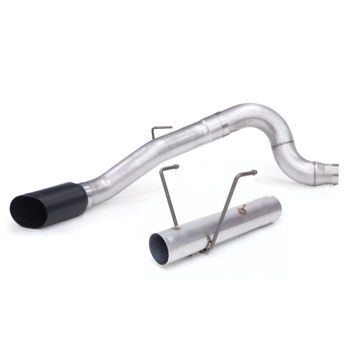 Banks Power 13-18 Dodge RAM Monster Exhaust 5.0in. Single 6.7L CCLB avec SideKick S/S Black Tip