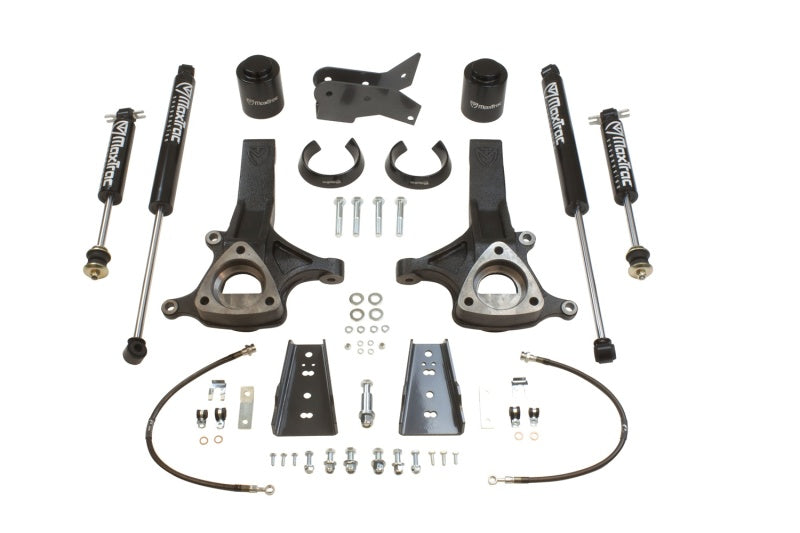 Kit de rehaussement de broche et d'entretoise MaxTrac 09-18 RAM 1500 2WD 6,5 po/4 po avec amortisseurs MaxTrac