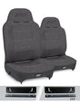 PRP 97-02 Jeep Wrangler TJ Premier High Back Suspension Seats Kit (Pair) - Gray PRP Seats