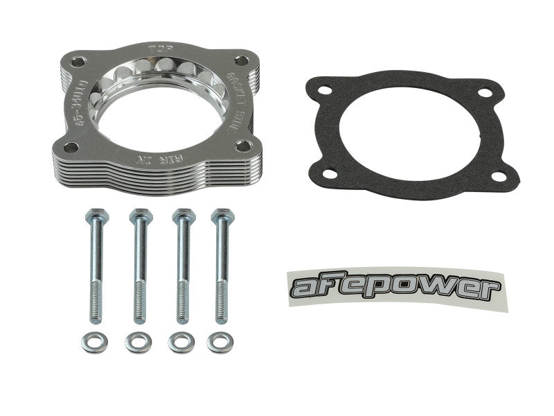 aFe 07-13 Chevrolet Silverado 1500/GMC Sierra 1500 Silver Bullet Throttle Body Spacer - Silver