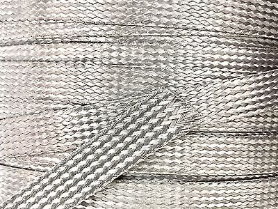 10 FEET 1/2 BRAIDED BRAID STAINLESS EXPANDABLE SLEEVE WIRE HARNESS LOOM
