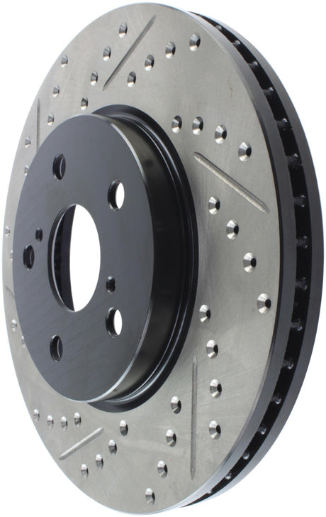 Rotor avant droit fendu et percé StopTech 02 Lexus ES 250/300/330/350 / 05-07 Toyota Avalon