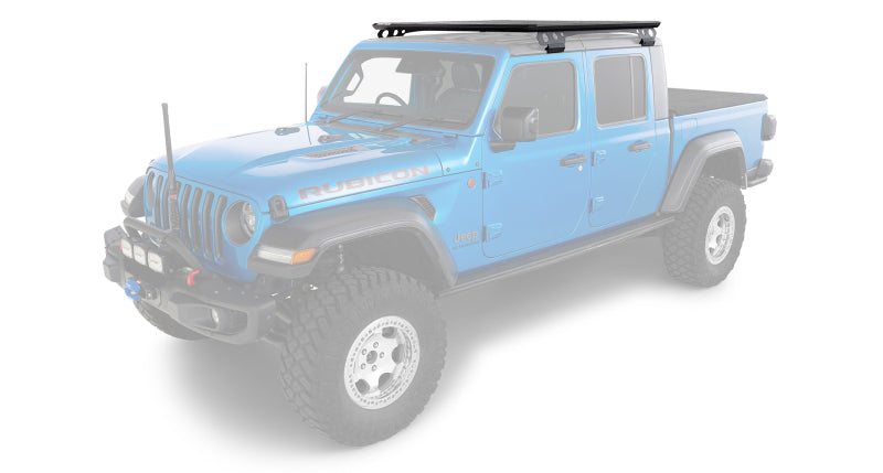 Kit de transport pour Jeep avec support de gouttière Rhino Rack