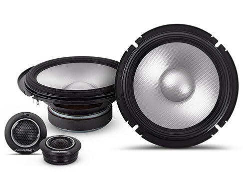 Alpine S2-S65C Next-Generation S-Series 6.5" Component 2-Way Speaker Set