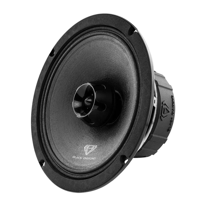 (CLEARANCE) Black Diamond Car Audio 8" Mid-Range Loud Speaker 4 Ohm 550W NEO Tweeter DIA-XT8