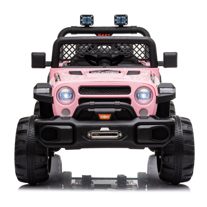 BBH-016 Dual Drive 12V 4.5A.h 2.4G Remote Control Pink Off-Road Vehicle