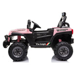 BBH-016 Dual Drive 12V 4.5A.h 2.4G Remote Control Pink Off-Road Vehicle