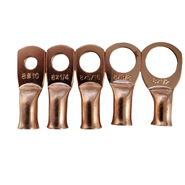 8 GAUGE BARE COPPER LUGS AC/DC WIRE AND SUPPLY
