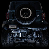 AWE Tuning 0FG Single Rear Exit Exhaust with BashGuard and 5-Inch Diamond Black Tip | 2021+ Ford Bronco