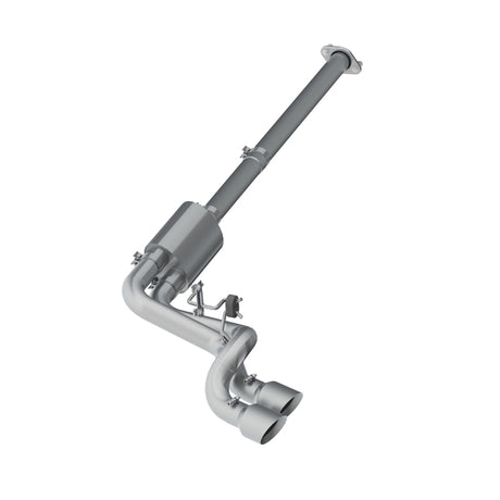 Échappement arrière Cat T409 3 pouces à double sortie pour Ford F150 pré-essieu MBRP 09-14 avec embouts de diamètre extérieur de 4,5 pouces