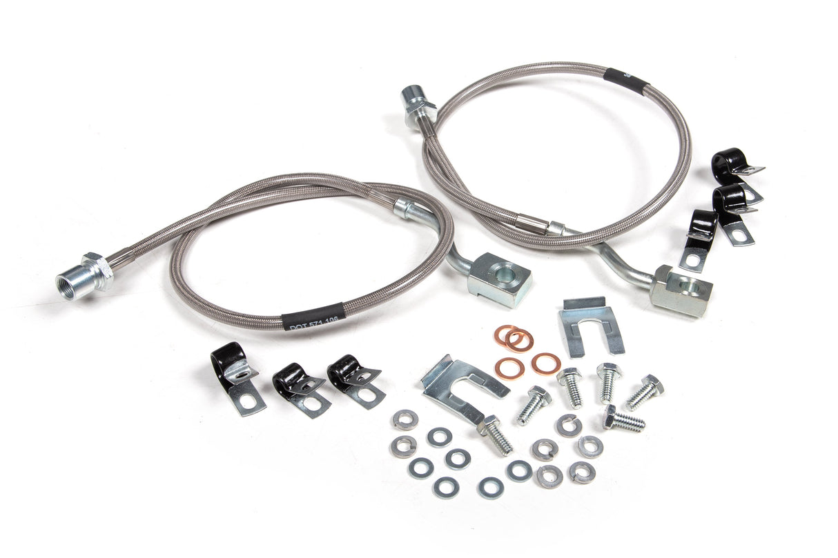 Front Brake Line Set | Stainless Steel | Fits 6 Inch Lift | Chevy Silverado and GMC Sierra 2500HD / 3500HD (11-26) BDS Suspension