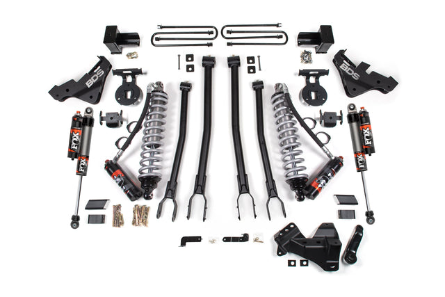 4 Inch Lift Kit w/ 4-Link | FOX 2.5 Coilover Conversion - Performance Elite | Ford F450 Super Duty (23-26) 4WD BDS Suspension