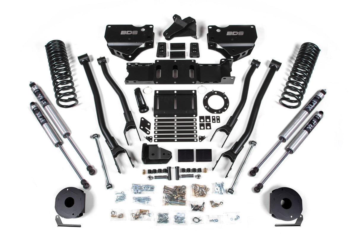 4 Inch Lift Kit w/ 4-Link | Ram 2500 w/ Rear Air Ride (19-24) 4WD | Diesel BDS Suspension