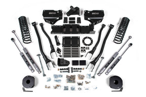 4 Inch Lift Kit w/ 4-Link | Ram 2500 w/ Rear Air Ride (19-24) 4WD | Gas BDS Suspension