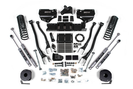 4 Inch Lift Kit w/ 4-Link | Ram 2500 w/ Rear Air Ride (19-24) 4WD | Gas BDS Suspension