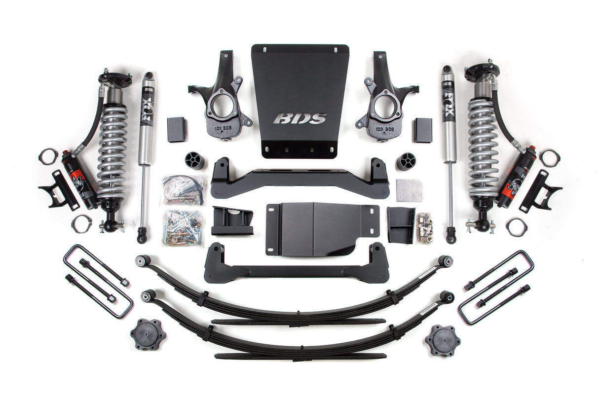 6 Inch Lift Kit | FOX Performance Elite Coilover | Chevy Silverado or GMC Sierra 1500 (07-13) 4WD BDS Suspension