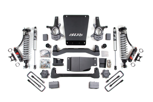 4 Inch Lift Kit | FOX Performance Elite Coilover | Chevy Silverado or GMC Sierra 1500 (07-13) 4WD BDS Suspension