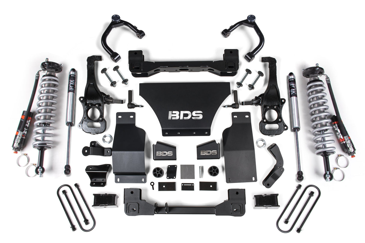 4 Inch Lift Kit | FOX 2.5 Performance Elite Coil-Over | Chevy Silverado or GMC Sierra 1500 (25-26) 4WD | Gas BDS Suspension
