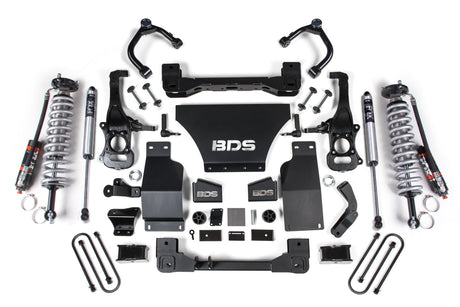 4 Inch Lift Kit | FOX 2.5 Performance Elite Coil-Over | Chevy Silverado or GMC Sierra 1500 (25-26) 4WD | Gas BDS Suspension